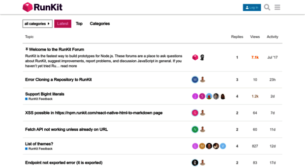 discuss.runkit.com