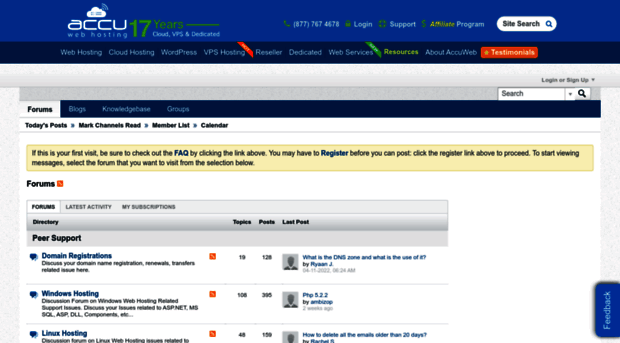 discussion.accuwebhost.com