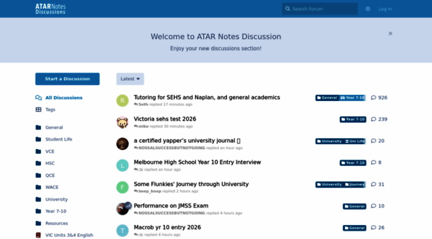 discussion.atarnotes.com