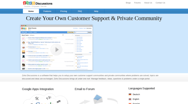discussions.zoho.com
