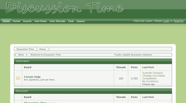 discussiontime.freeforums.net