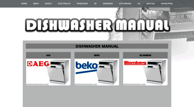 dishwashermanual.com