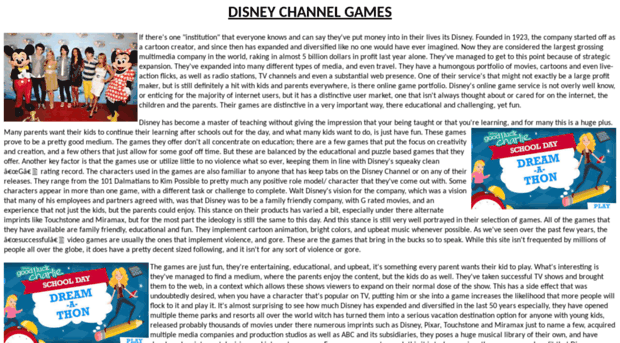 disneychannel-games.com