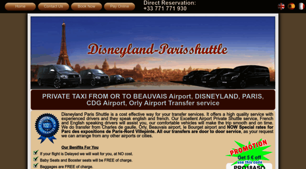 disneyland-parisshuttle.com