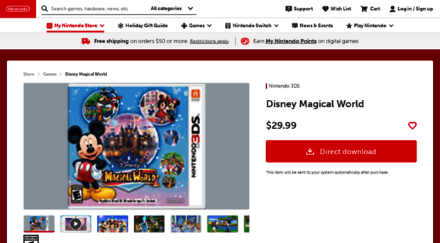 disneymagicalworld.nintendo.com