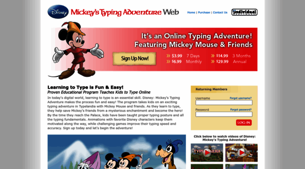 disneymickeystyping.com