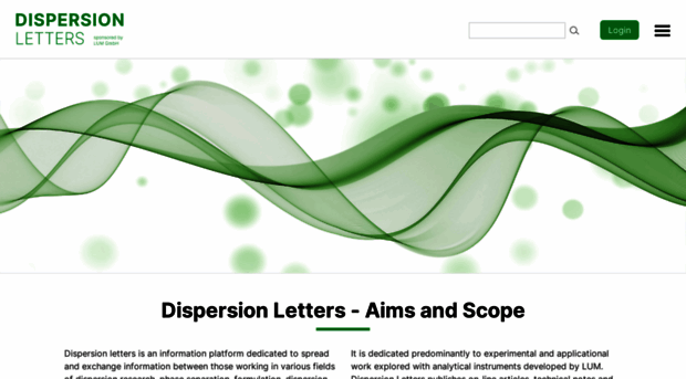 dispersionletters.com