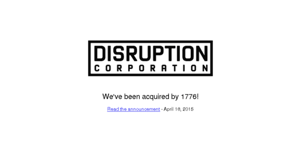 disruption.vc