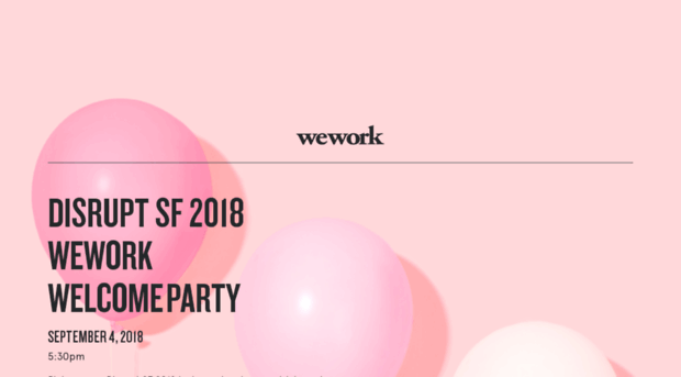 disruptsf2018weworkwelcomerece.splashthat.com