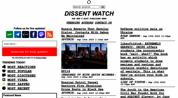 dissentwatch.com