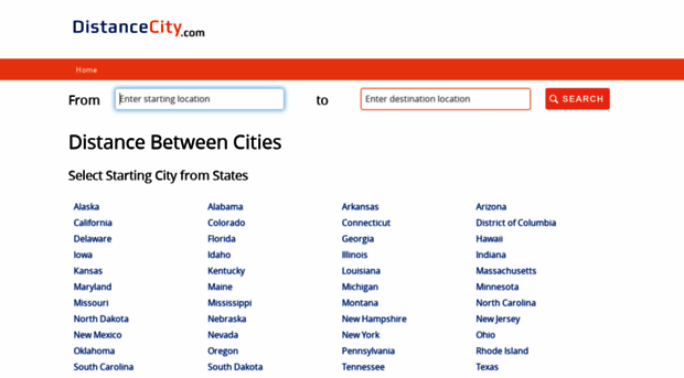 distancecity.com