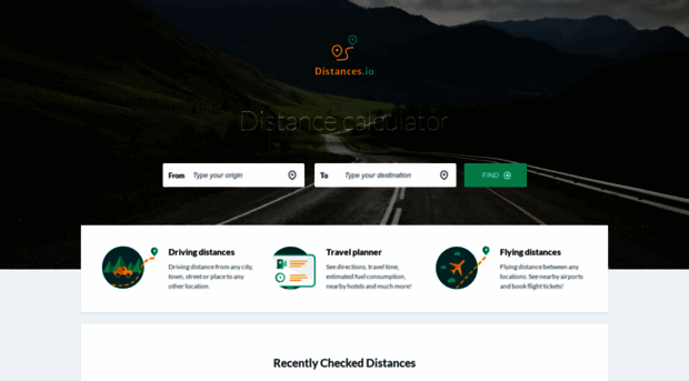 distances.io
