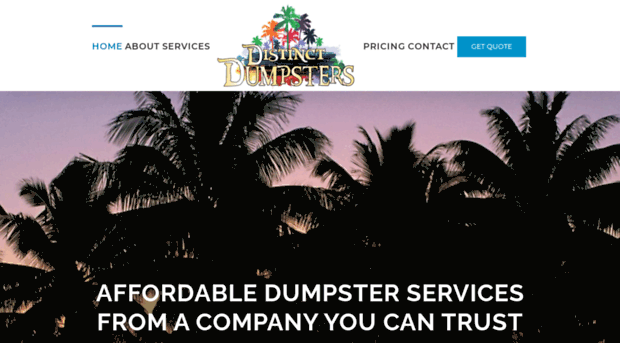 distinctdumpsters.com