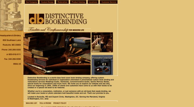 distinctivebookbinding.com