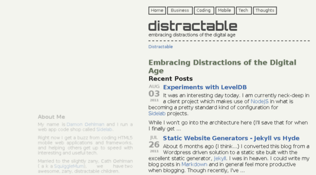 distractable.net