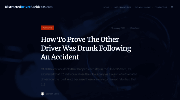 distracteddriveraccidents.com