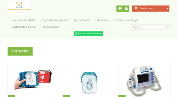 distribuidordeequipomedico.com.mx