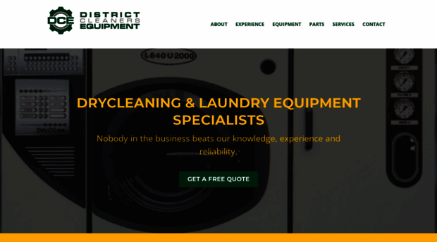 districtcleanersequipment.com