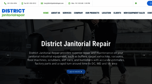 districtjanitorialrepair.com