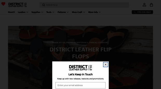 districtleathersupply.com