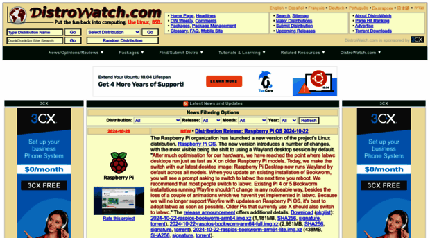 distrowatch.org