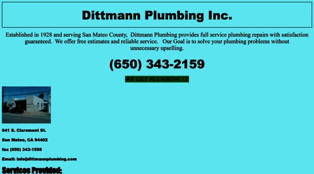 dittmannplumbing.com