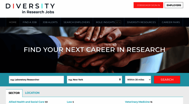 diversityinresearch.careers