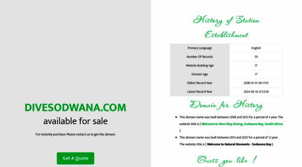 divesodwana.com