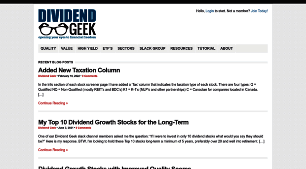 dividendgeek.com