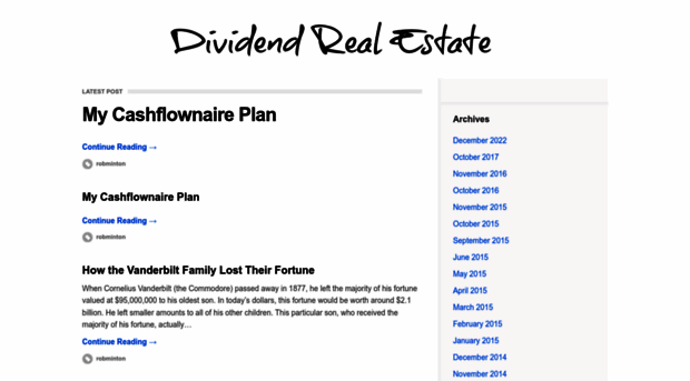 dividendrealestate.com