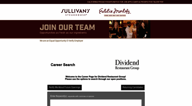 dividendrestaurantgroupcareers.com