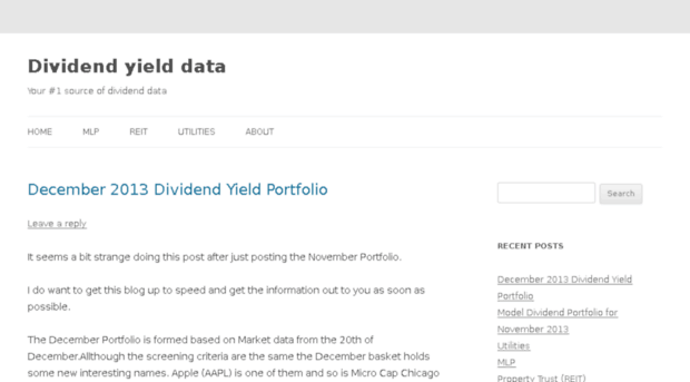 dividendyielddata.com