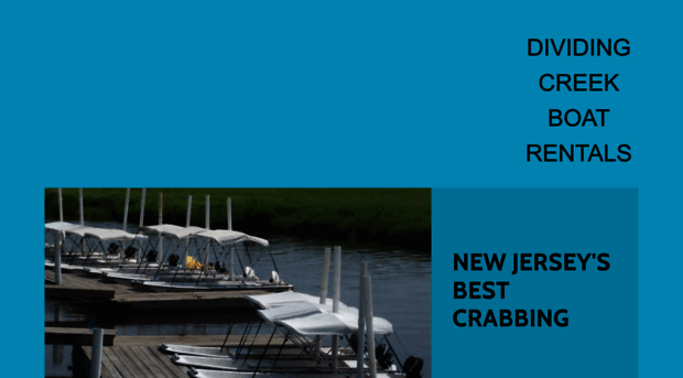 dividingcreekboatrentals.com