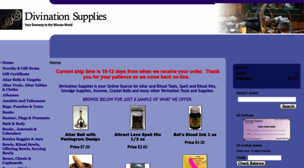 divinationsupplies.com