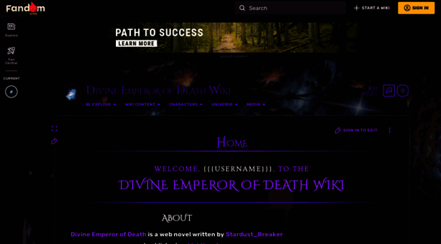 divine-emperor-of-death-novel.fandom.com