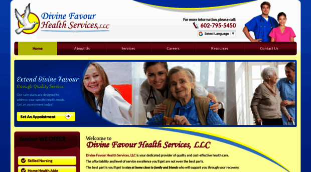 divinefavourhealthservices.com