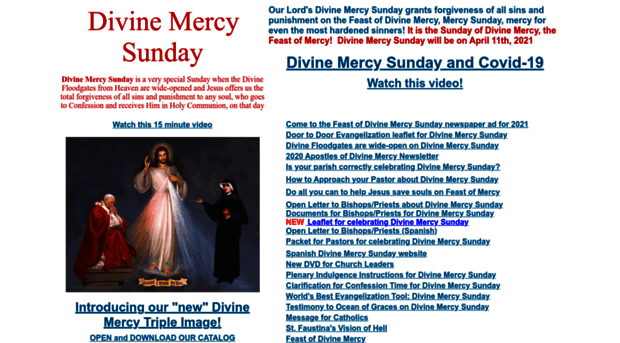 divinemercysunday.com
