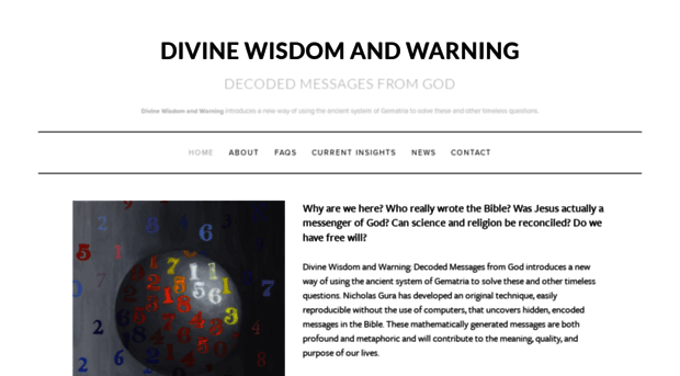 divinewisdomandwarning.com