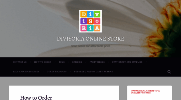 divisoriaonlinecart.wordpress.com