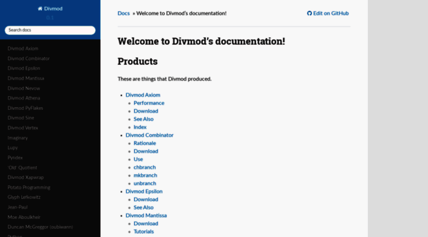 divmod.readthedocs.org