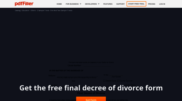 divorce-decree-form.pdffiller.com