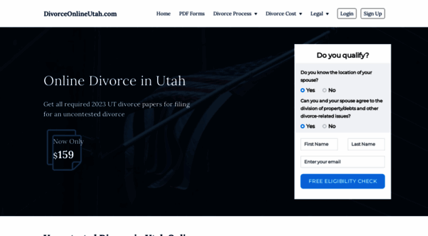 divorceonlineutah.com