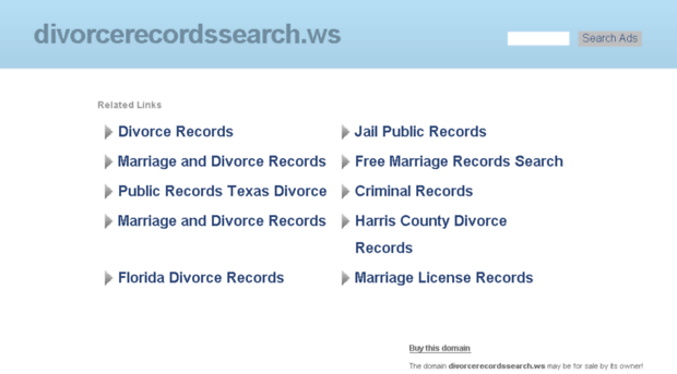 divorcerecordssearch.ws