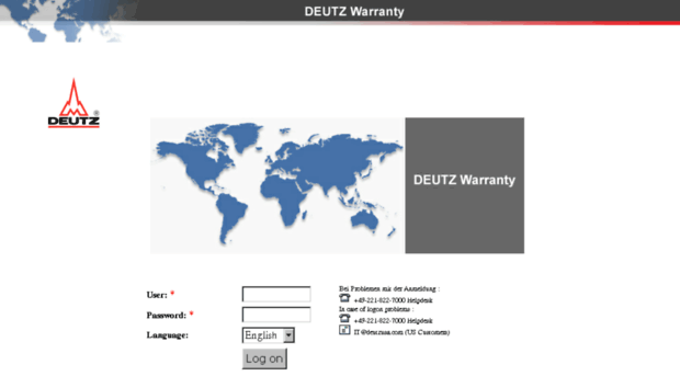 diwiwarranty.deutz.com
