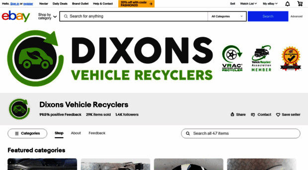 dixonsvauxhallspares.co.uk