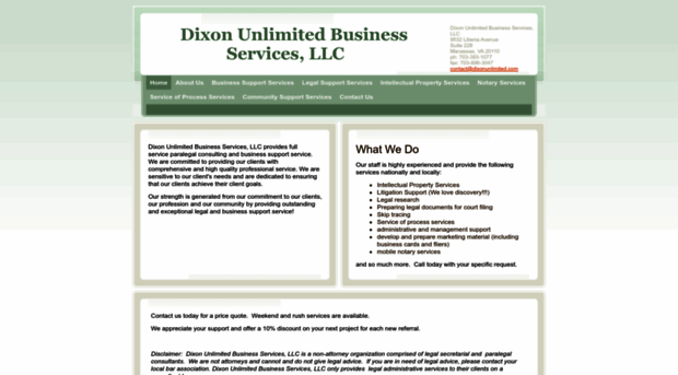 dixonunlimited.com