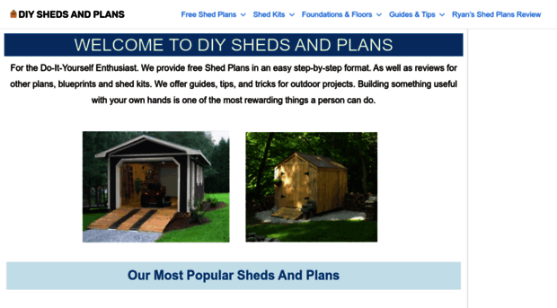 diyshedsandplans.com