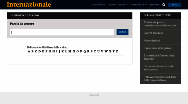 dizionario.internazionale.it