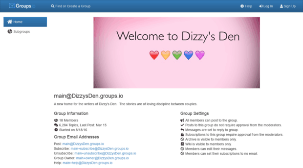 dizzysden.groups.io