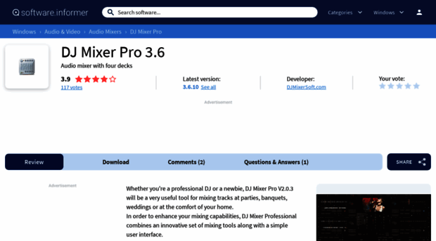 dj-mixer-professional-for-win.software.informer.com